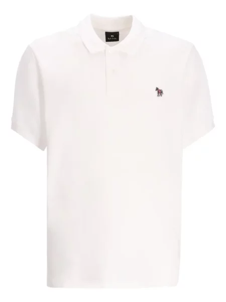 Polo Paul Smith cu model zebră alb