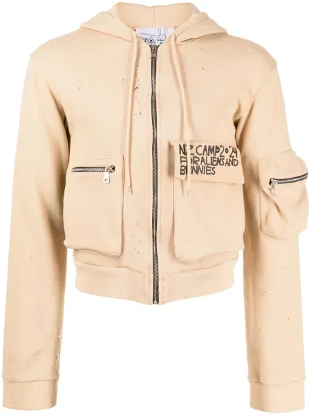 Hanorac cu glugă Natasha Zinko maro