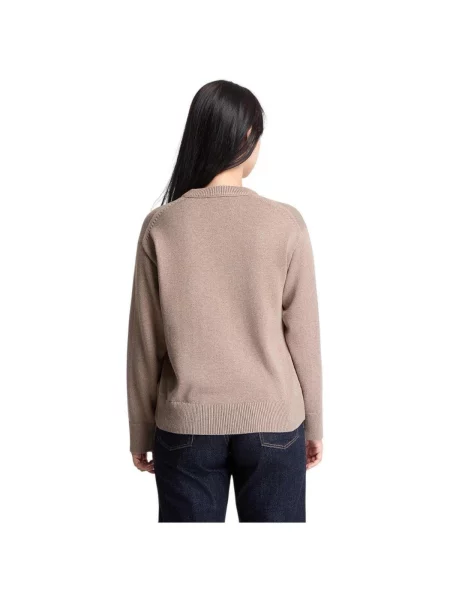 Calvin Klein Jeans Pulover deschis / negru maro