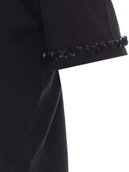 Tricou Twinset cu paiete negru