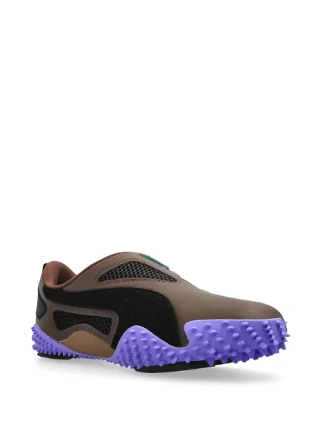 Sneakerși Puma plasă maro