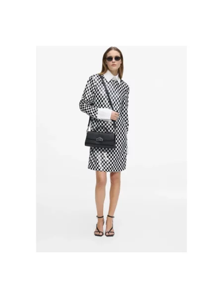 Karl Lagerfeld torebka crossbody z imitacji skóry K/RSG czarna