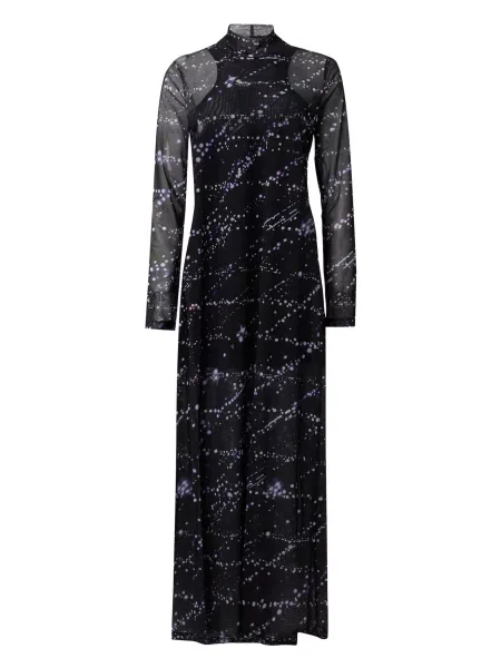 KARL LAGERFELD JEANS Rochie de seară lila alb negru
