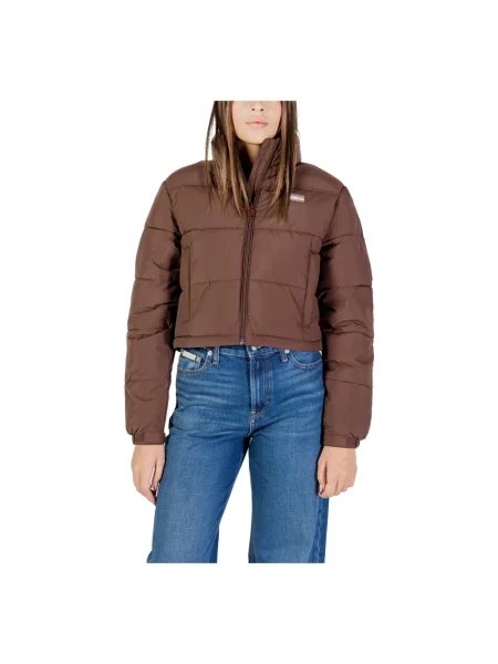 Kurtka jeansowa Tommy Jeans brązowa