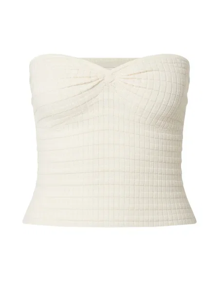 LeGer by Lena Gercke Top brodat Cathleen natural alb