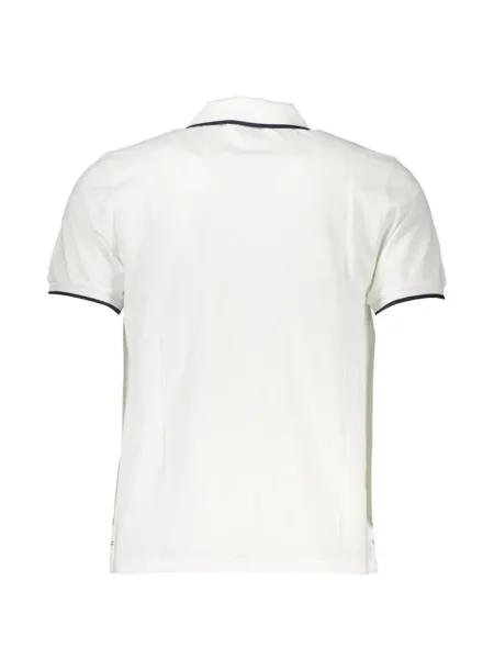 Tricou polo North Sails cu imagine alb