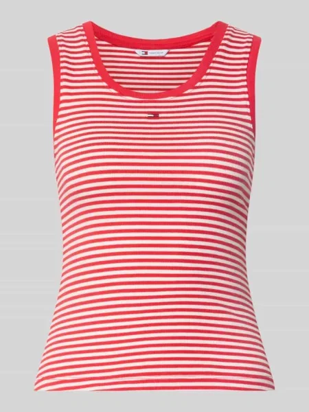 Top Tommy Jeans czerwony