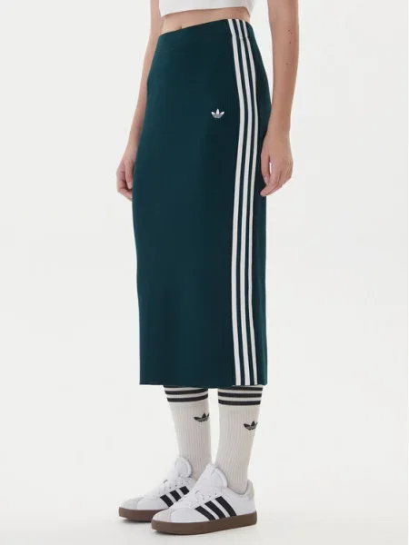 Adidas Spódnica ołówkowa adicolor Knit zielony
