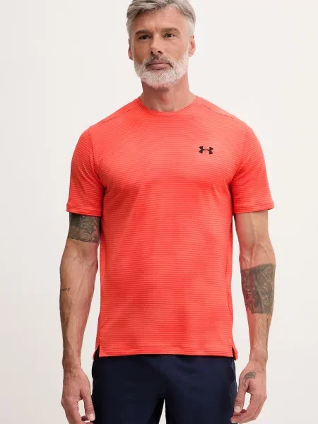 Under Armour tréningové tričko pánske Tech Vent oranžová