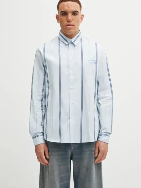 Maison Kitsuné koszula Relaxed regular z kołnierzykiem klasycznym niebieski