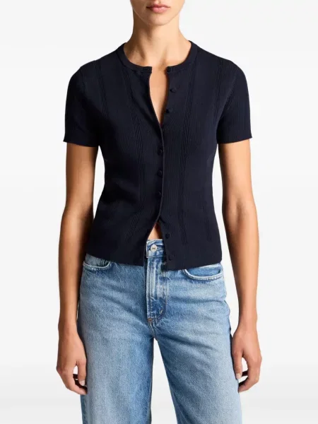 Scurt cardigan Vince albastru