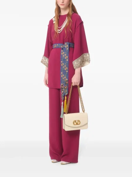 Pantaloni Valentino Garavani roz