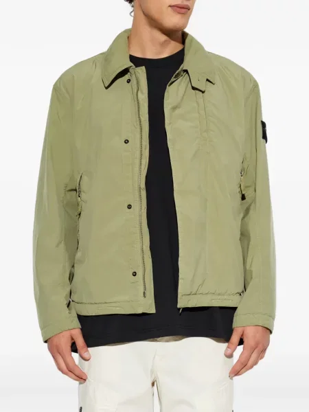 Geacă Stone Island cu strasuri verde