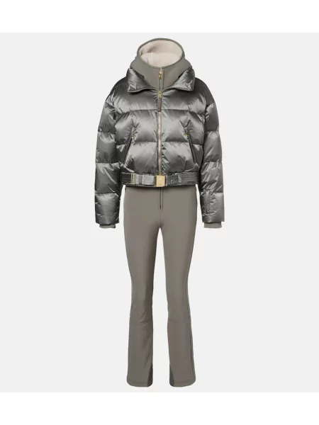 Jeździć na nartach kurtka narciarska Bogner o krotszym kroju zielona