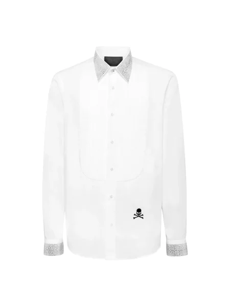 Koszula Philipp Plein wiązana biała