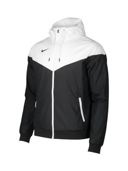 NIKE Športna jakna Authentic črna bela