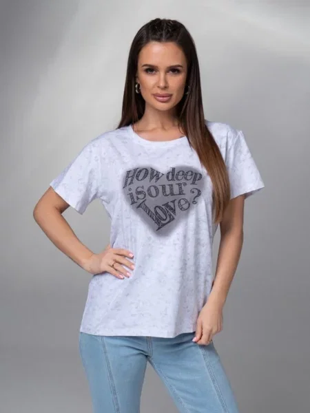 Футболка Issa Plus серая