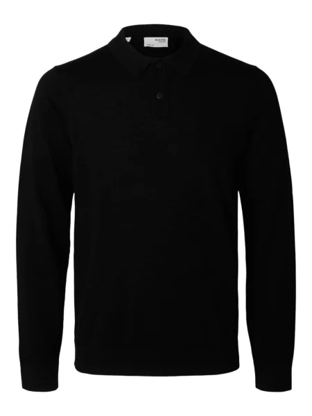 SELECTED HOMME Pulover TRAY' negru