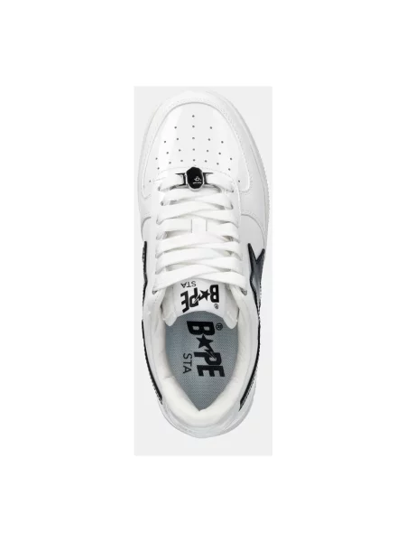 A Bathing Ape sneakersy skórzane BAPE STA #1 białe