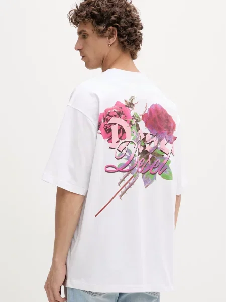 Diesel tricou pentru bărbați din alb