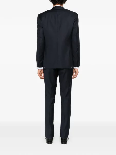 Costum Canali de lână albastru