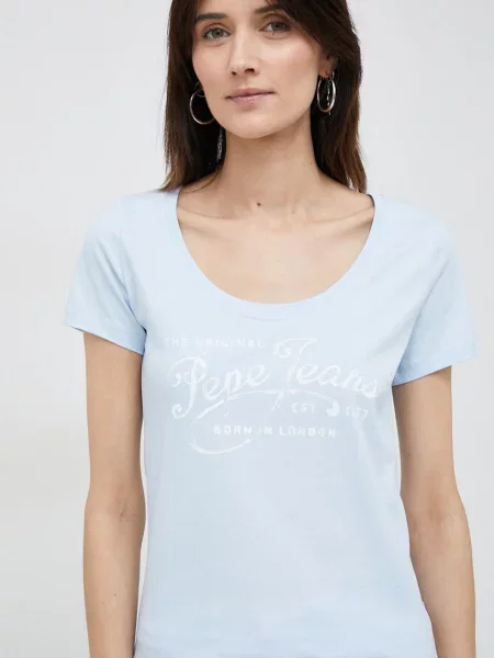 Pepe Jeans tricou din Mery albastru