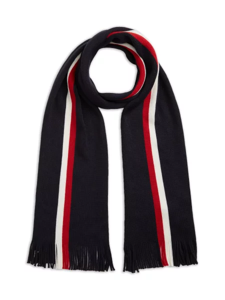Tommy Hilfiger Șal Rashelle cu adaos de lână alb