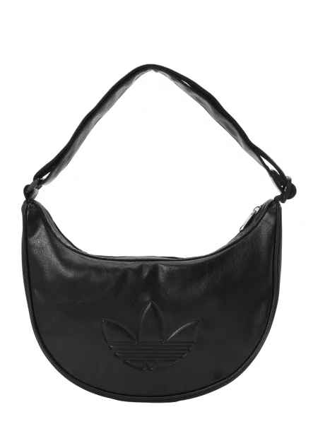 Adidas Geantă Adicolor Half Crescent Bag Metallic Pu negru