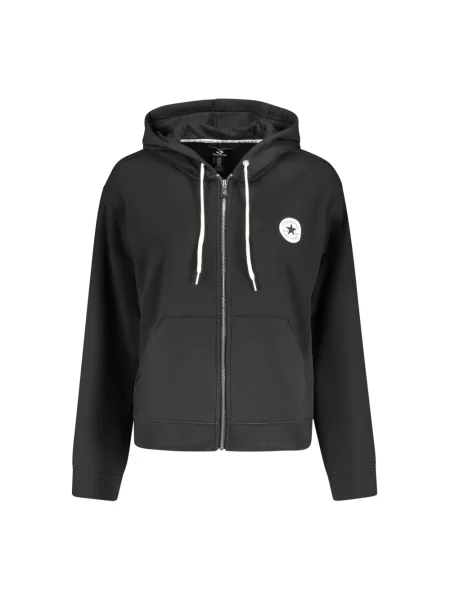 Bluza z kapturem Converse czarna
