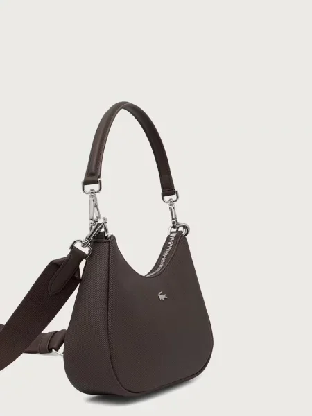 Lacoste crossbody kabelka hnědá