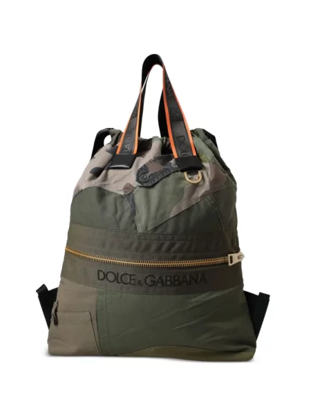 Rucsac Dolce & Gabbana cu imagine cu model camuflaj verde
