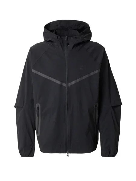 Nike Mikina S Kapucí M Nk Tch Wvn Wr Fz Jkt černá