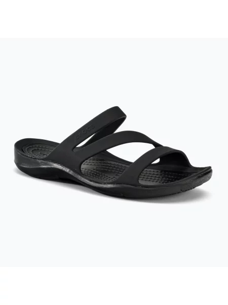 Klapki Crocs Swiftwater Sandal W black/black czarne