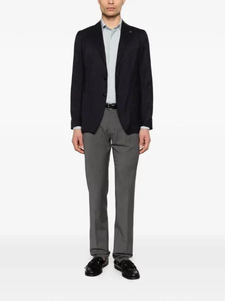 Sacou Tagliatore cu un singur rând de nasturi albastru