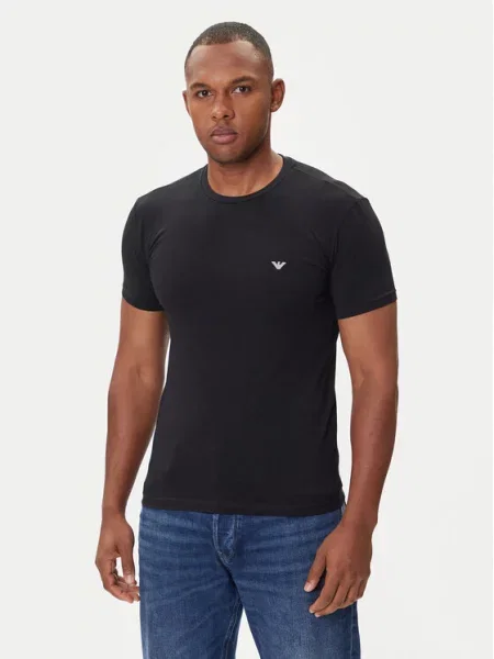 Emporio Armani Underwear T-Shirt Fitted Fit μαύρο