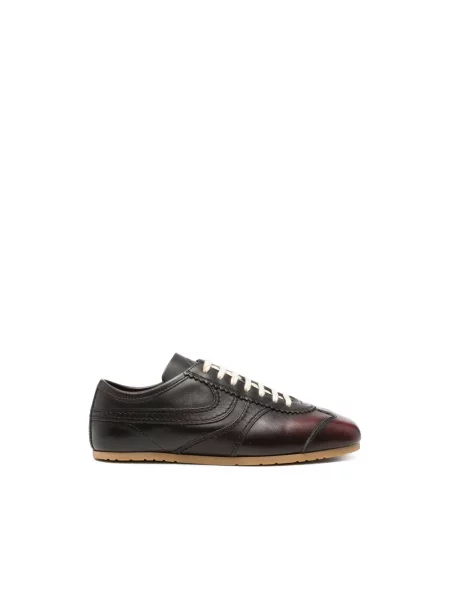 Sneakersy Dries Van Noten zamszowe brązowe