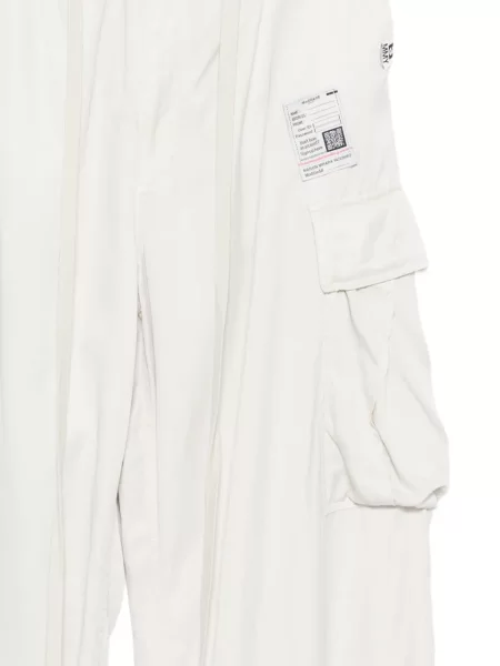 Pantaloni cargo Maison Mihara Yasuhiro din satin cu cordon