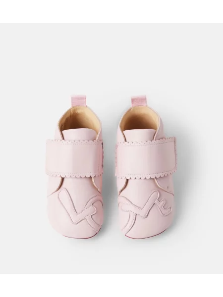 Gyerek bokacsizma Christian Louboutin rózsaszín