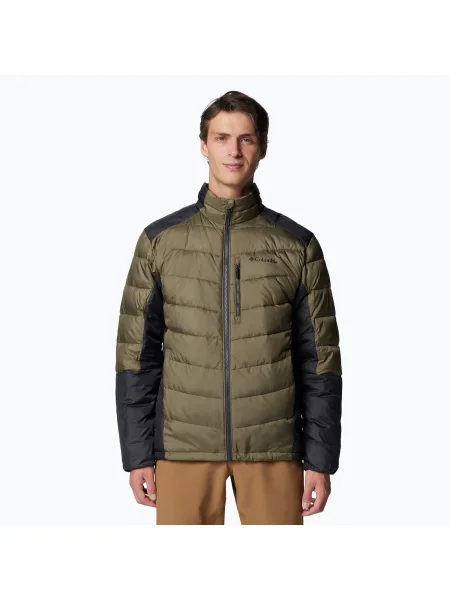 Columbia Labyrinth Loop II stone green/ shark мъжко пухено яке зелено