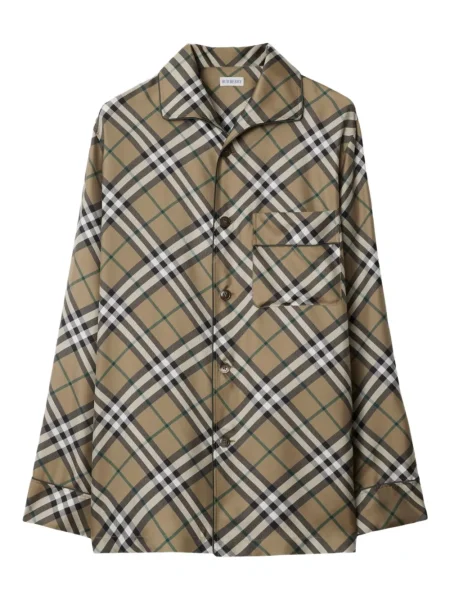 Kostkovaná košile Burberry s potiskem
