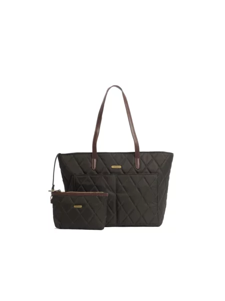 Shopperka Barbour pikowana zielona