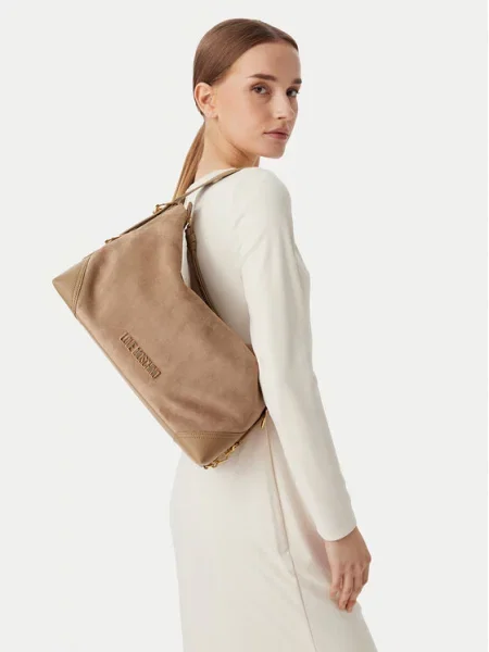LOVE MOSCHINO Ročna torba bež