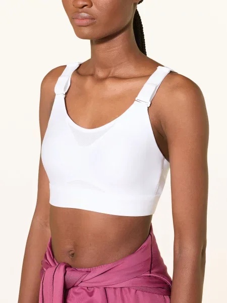 Under Armour Biustonosz Sportowy Ua Infinity High Z Siateczką weiss biały