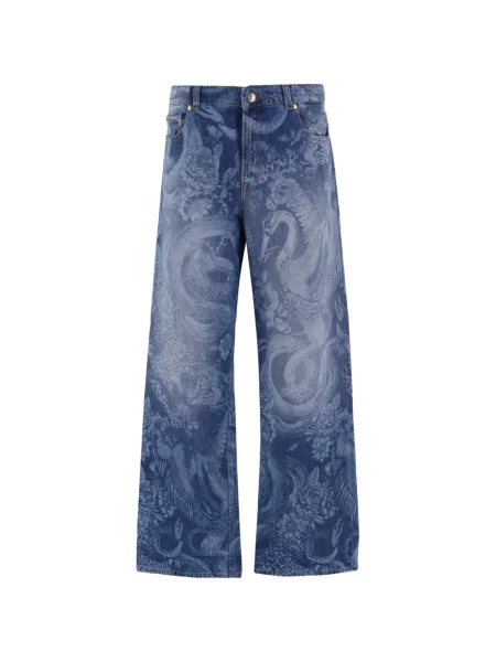 Blugi Just Cavalli cu imagine albastru