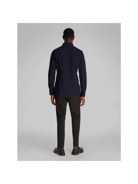 Cămașă de blugi Calvin Klein Jeans stretch albastru