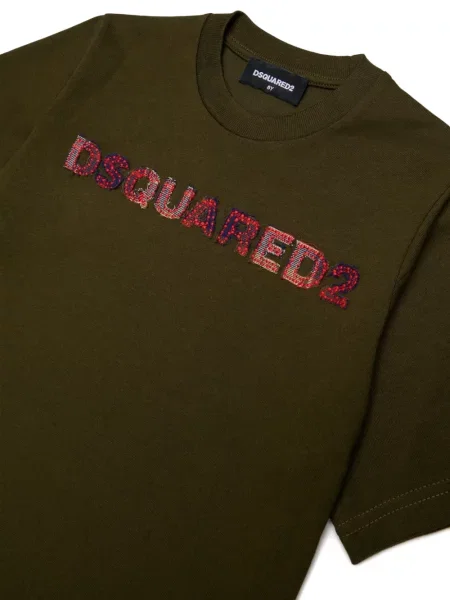 Koszulka dziecięca Dsquared2 zielona