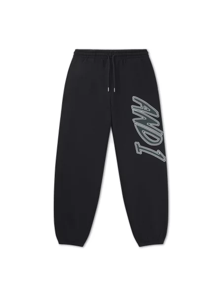 Pantaloni negru alb