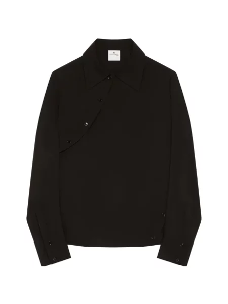 Długa koszula Courreges czarna