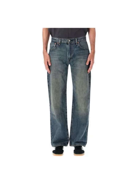 Szerokie jeansy Levi's niebieskie