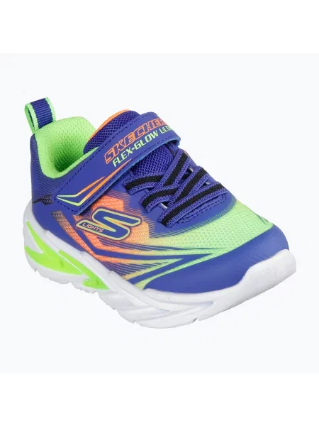 Buty dziecięce SKECHERS Flex-Glow Ultra blue/mint niebieskie